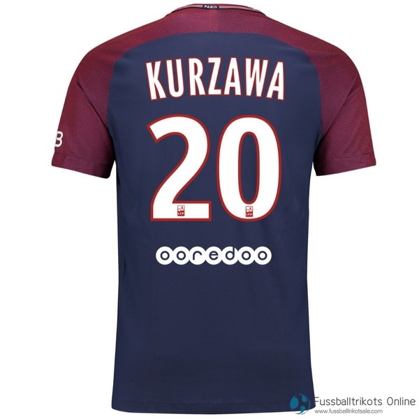 Paris Saint Germain Trikot Heim Kurzawa 2017-18 Fussballtrikots Günstig